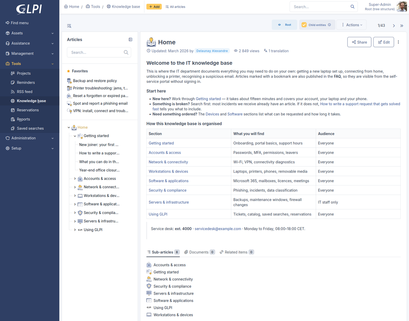 Project Org Chart By Task What's New in GLPI 12: Features, Security & Migration